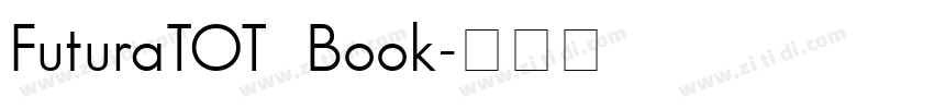 FuturaTOT  Book字体转换